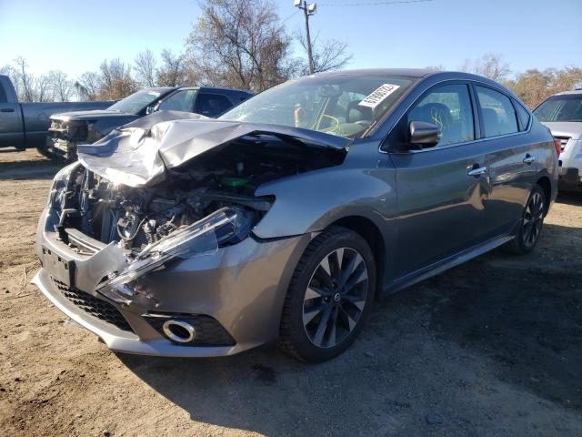 3N1CB7AP2HY315592 - 2017 NISSAN SENTRA SR GRAY photo 1