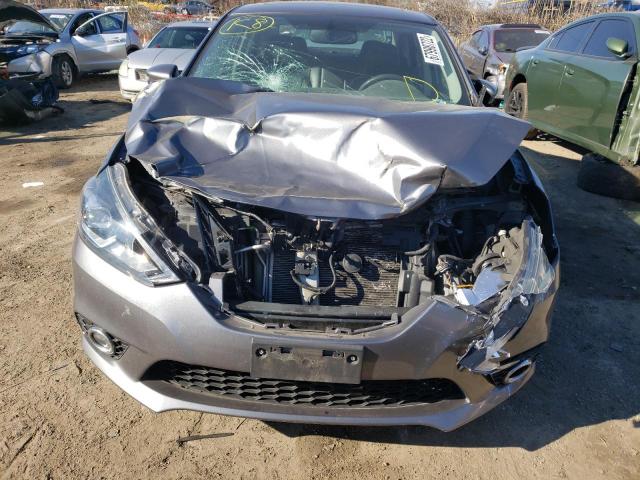 3N1CB7AP2HY315592 - 2017 NISSAN SENTRA SR GRAY photo 5