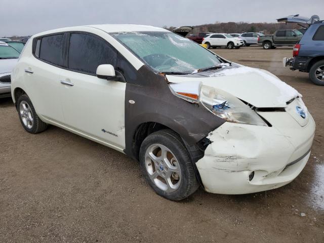 JN1AZ0CP1CT026423 - 2012 NISSAN LEAF SV WHITE photo 4