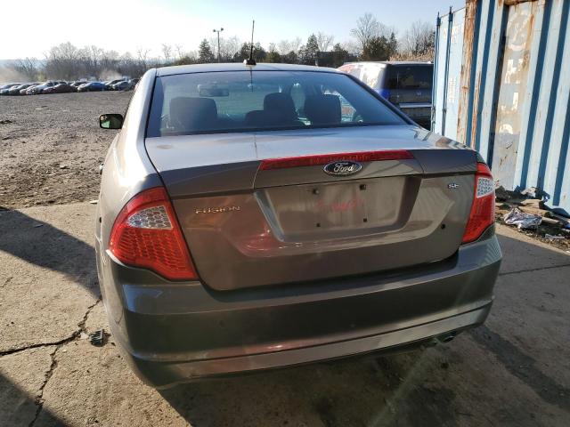 3FAHP0HA0CR206425 - 2012 FORD FUSION SE CHARCOAL photo 6