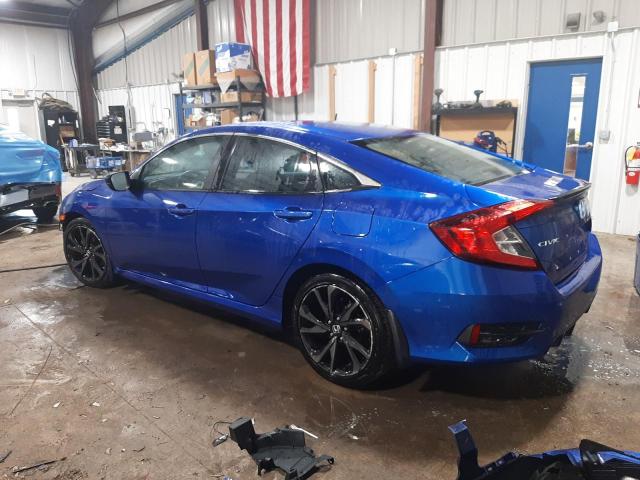 2HGFC2F86LH595044 - 2020 HONDA CIVIC SPOR 蓝色 照片 2