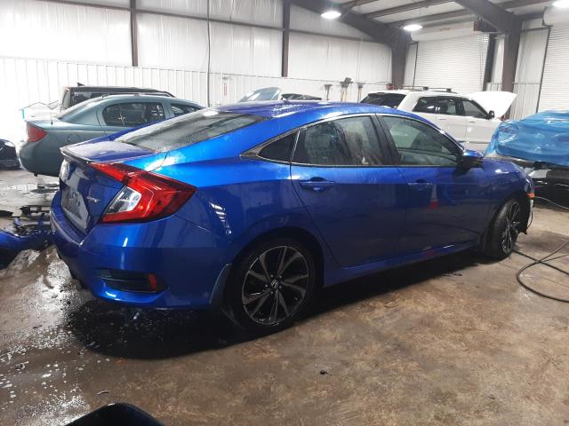 2HGFC2F86LH595044 - 2020 HONDA CIVIC SPOR 蓝色 照片 3