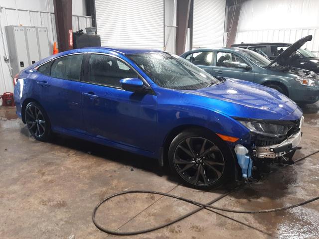2HGFC2F86LH595044 - 2020 HONDA CIVIC SPOR 蓝色 照片 4