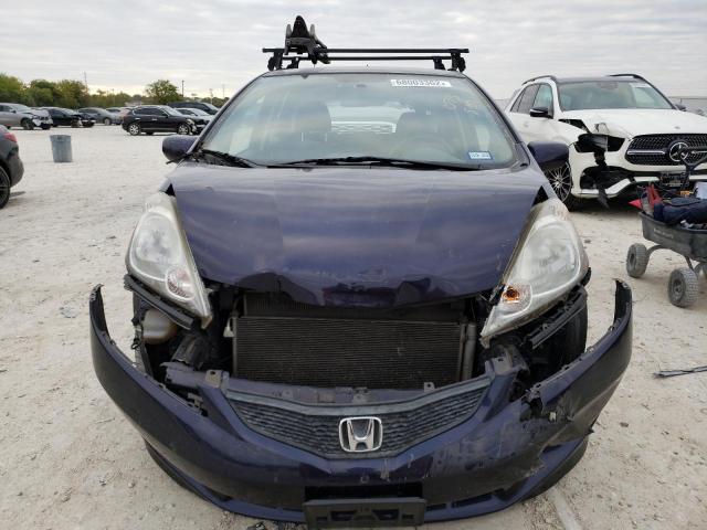 JHMGE87449S075582 - 2009 HONDA FIT SPORT BLUE photo 5