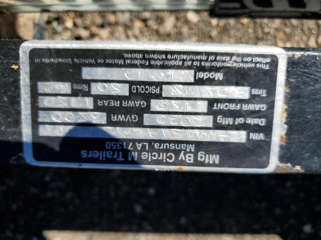 1C91U1514LM364008 - 2020 UTILITY TRAILER BLACK photo 10