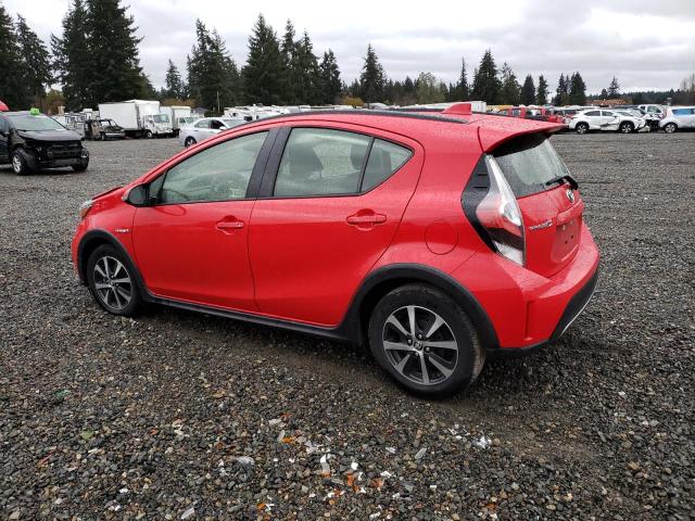 JTDKDTB37J1602055 - 2018 TOYOTA PRIUS C RED photo 2