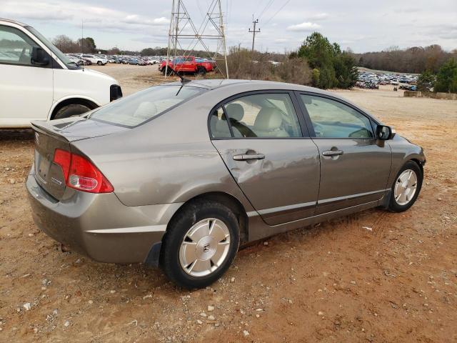 JHMFA36207S008758 - 2007 HONDA CIVIC HYBR GOLD photo 3