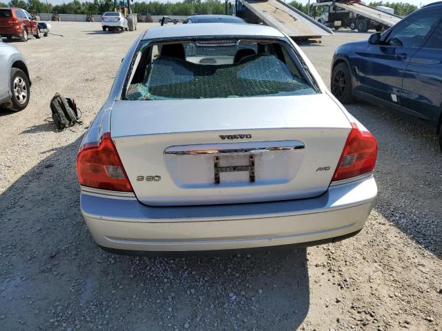 YV1TH59H041365090 - 2004 VOLVO S80 2.5T SILVER photo 6