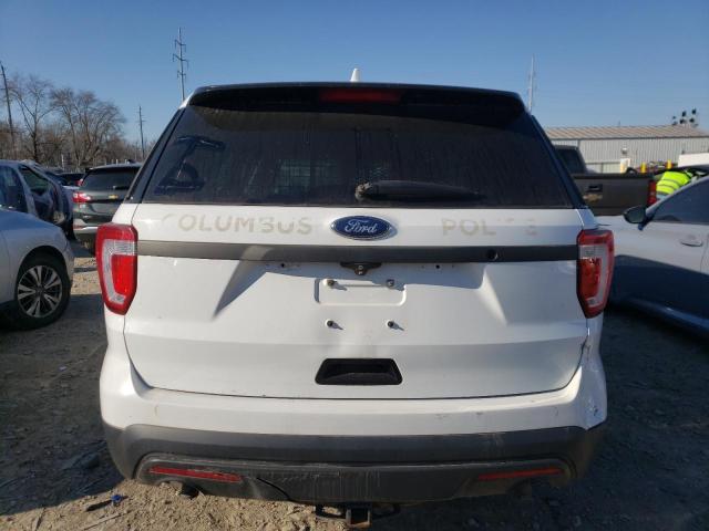 1FM5K8AR7GGA46966 - 2016 FORD EXPLORER P WHITE photo 6