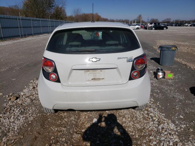 1G1JA6SH7C4140527 - 2012 CHEVROLET SONIC LS WHITE photo 6