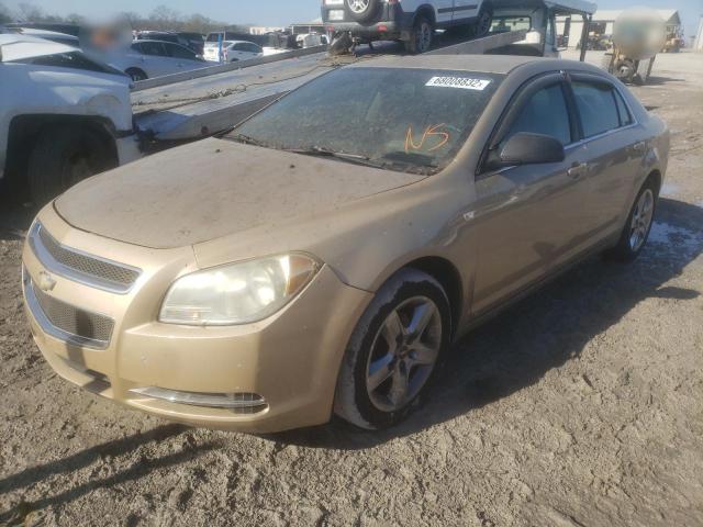 1G1ZG57N88F198989 - 2008 CHEVROLET MALIBU LS ოქროსფერი ფოტო 1