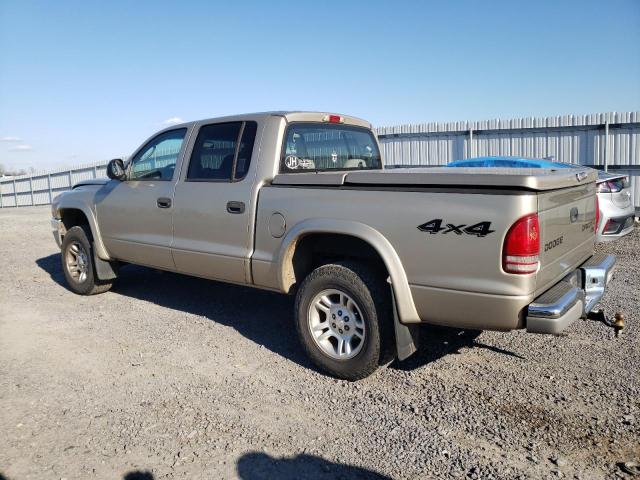 1D7HG48K44S713771 - 2004 DODGE DAKOTA QUA GOLD photo 2