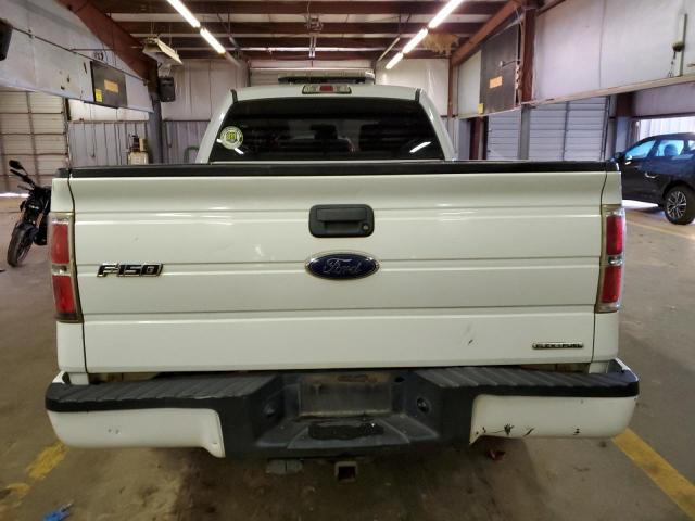 1FTFX1CF7DFD54628 - 2013 FORD F150 SUPER WHITE photo 6