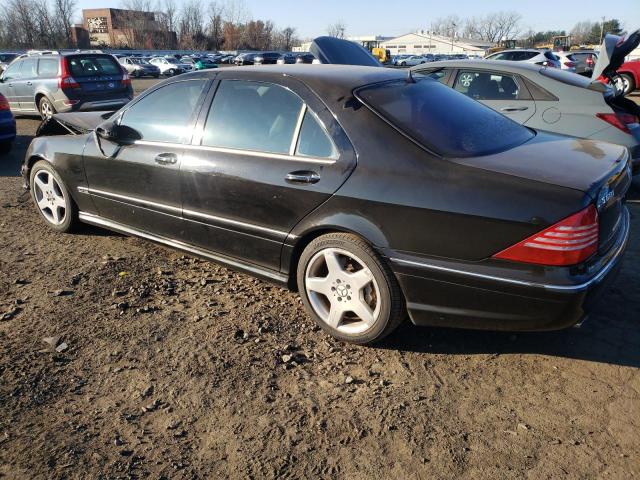 WDBNG76J74A395996 - 2004 MERCEDES-BENZ S 600 BLACK photo 2