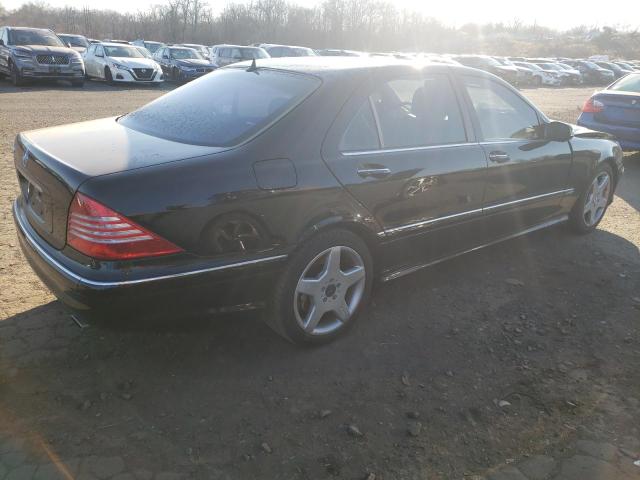 WDBNG76J74A395996 - 2004 MERCEDES-BENZ S 600 BLACK photo 3