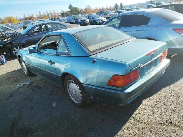 WDBFA66E3NF061021 - 1992 MERCEDES-BENZ 500 SL TURQUOISE photo 2