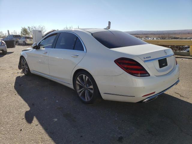 WDDUG6GB4KA493224 - 2019 MERCEDES-BENZ S 450 WHITE photo 2