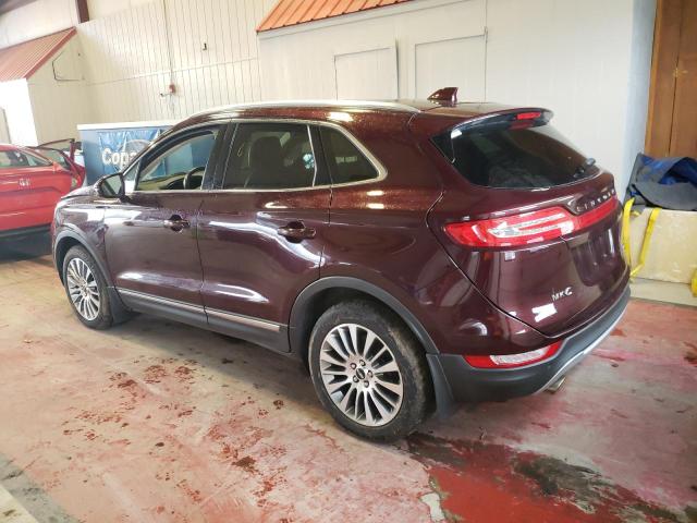 5LMCJ3D93HUL51812 - 2017 LINCOLN MKC RESERV MAROON photo 2