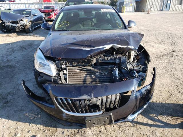 2G4GP5EX2E9296113 - 2014 BUICK REGAL PREM BLUE photo 5