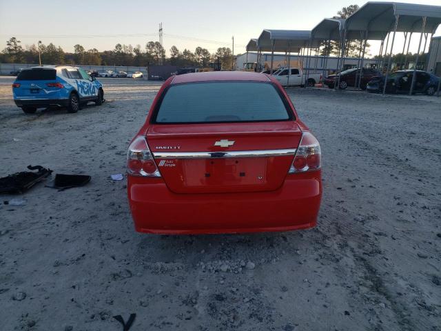 KL1TD56E49B657829 - 2009 CHEVROLET AVEO LS 红色 照片 6