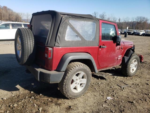 1C4AJWAG7DL583204 - 2013 JEEP WRANGLER S RED photo 3