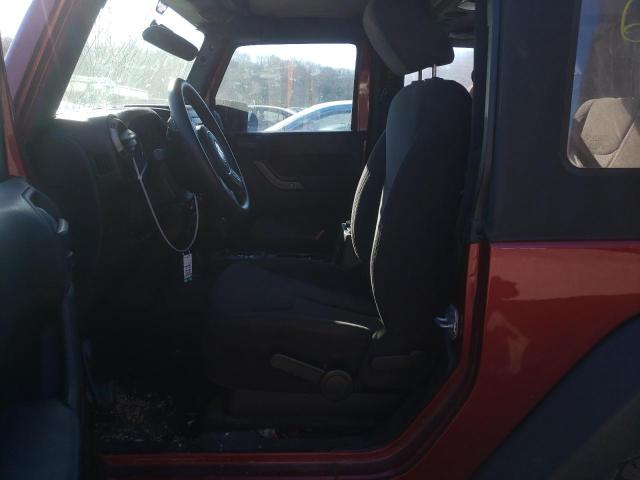 1C4AJWAG7DL583204 - 2013 JEEP WRANGLER S RED photo 7