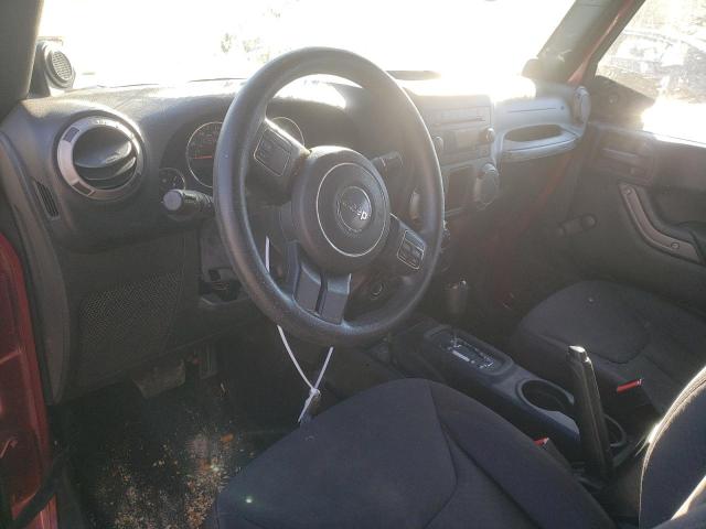 1C4AJWAG7DL583204 - 2013 JEEP WRANGLER S RED photo 8