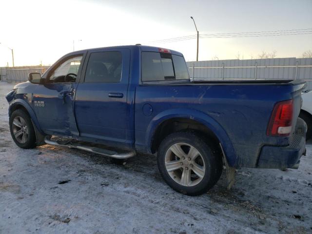 1C6RR7MT2ES462752 - 2014 RAM 1500 SPORT BLUE photo 2