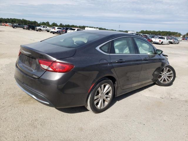 1C3CCCAB7GN158794 - 2016 CHRYSLER 200 LIMITE GRAY photo 3