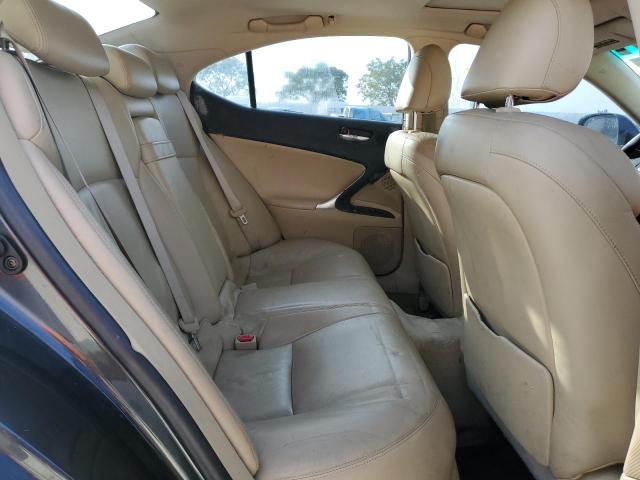 JTHBK262462002966 - 2006 LEXUS IS GRAY photo 10