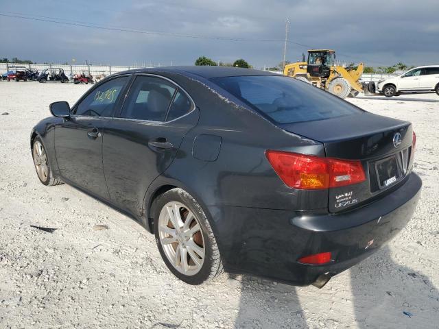 JTHBK262462002966 - 2006 LEXUS IS GRAY photo 2