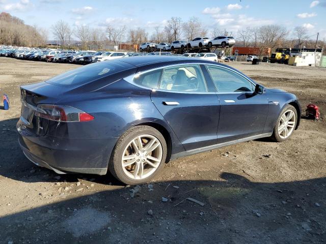 5YJSA1CN1DFP21874 - 2013 TESLA MODEL S Azul foto 3