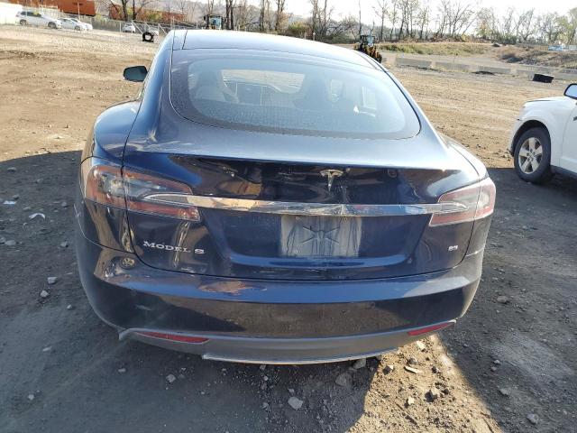 5YJSA1CN1DFP21874 - 2013 TESLA MODEL S Azul foto 6