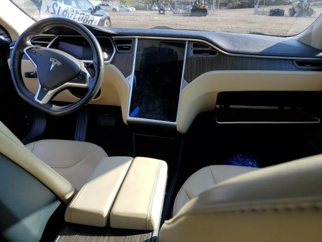 5YJSA1CN1DFP21874 - 2013 TESLA MODEL S Azul foto 8