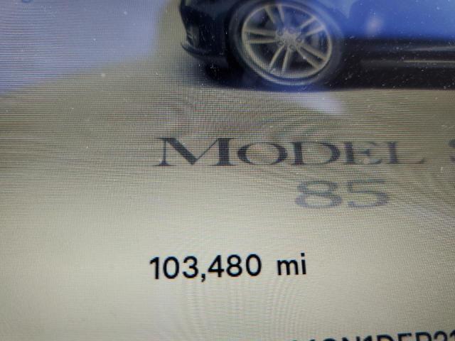 5YJSA1CN1DFP21874 - 2013 TESLA MODEL S Azul foto 9