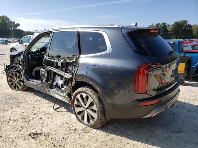 5XYP64HC8NG231510 - 2022 KIA TELLURIDE GRAY photo 2