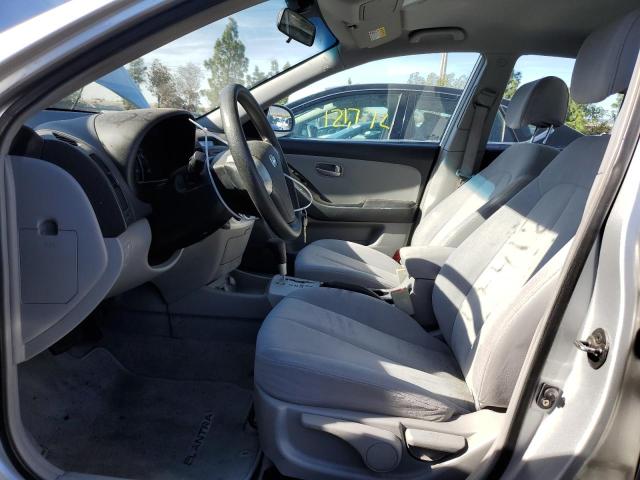 KMHDU46D17U151127 - 2007 HYUNDAI ELANTRA GL SILVER photo 7