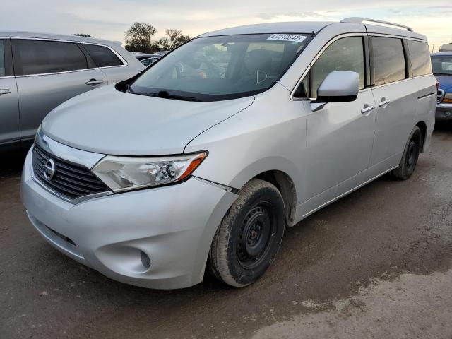 JN8AE2KP1C9039793 - 2012 NISSAN QUEST S SILVER photo 1