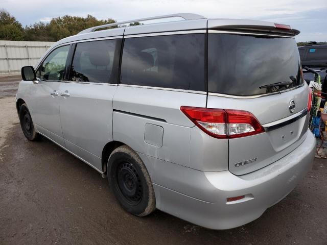 JN8AE2KP1C9039793 - 2012 NISSAN QUEST S SILVER photo 2