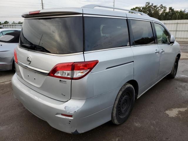 JN8AE2KP1C9039793 - 2012 NISSAN QUEST S SILVER photo 3