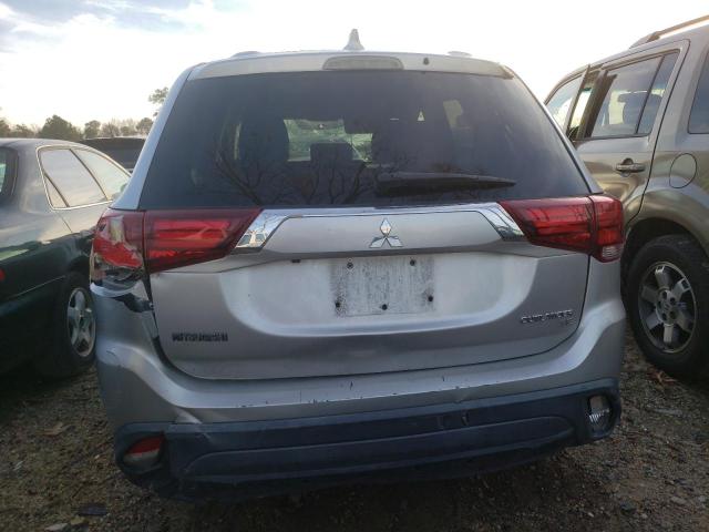 JA4AD3A30JZ016743 - 2018 MITSUBISHI OUTLANDER ვერცხლისფერი ფოტო 6