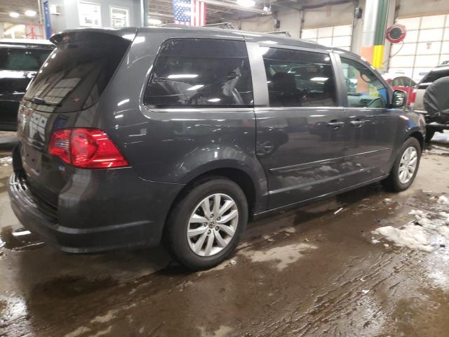 2C4RVABG1CR390643 - 2012 VOLKSWAGEN ROUTAN SE GRAY photo 3