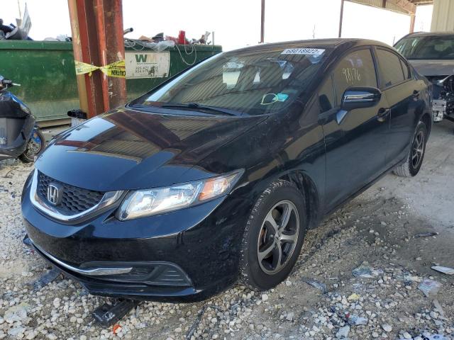 19XFB2F78FE101369 - 2015 HONDA CIVIC SE BLACK photo 1