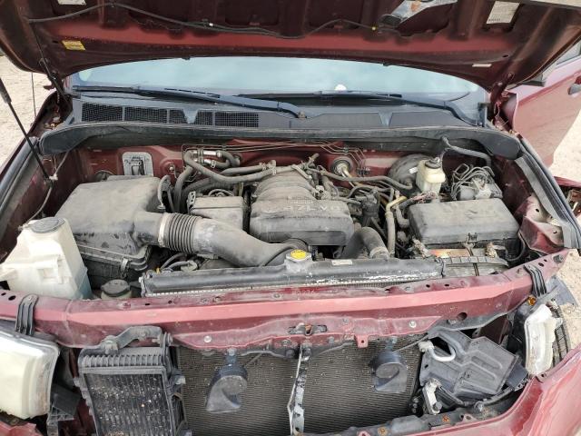 5TFRT541X7X012849 - 2007 TOYOTA TUNDRA DOU BURGUNDY photo 11