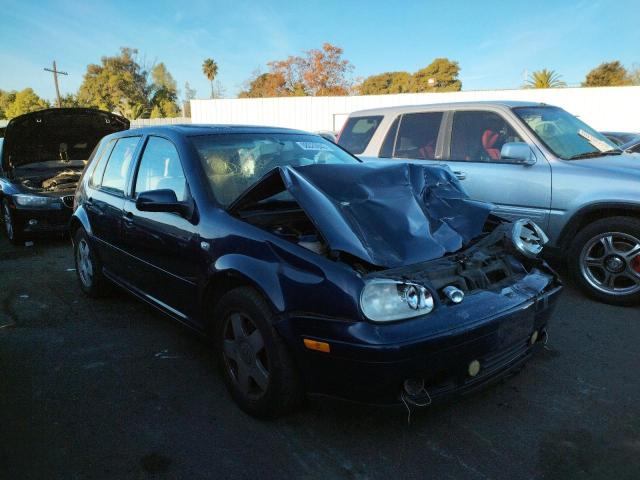 9BWGT61J914055675 - 2001 VOLKSWAGEN GOLF GLS BLUE photo 4