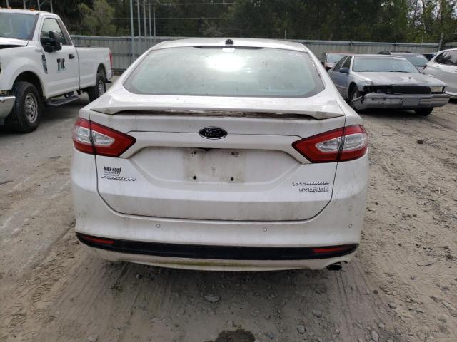 3FA6P0RU6DR317899 - 2013 FORD FUSION TIT WHITE photo 6