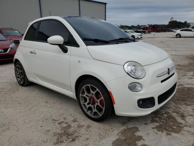 3C3CFFBRXCT113735 - 2012 FIAT 500 WHITE photo 4