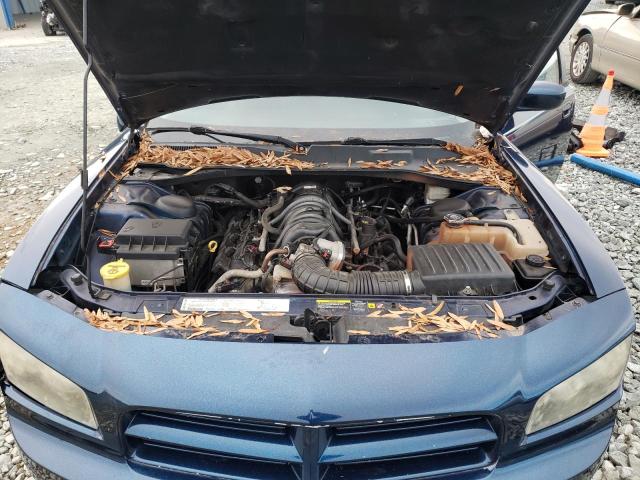 2B3KA53H56H166332 - 2006 DODGE CHARGER R/ BLUE photo 11