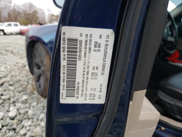 2B3KA53H56H166332 - 2006 DODGE CHARGER R/ BLUE photo 12