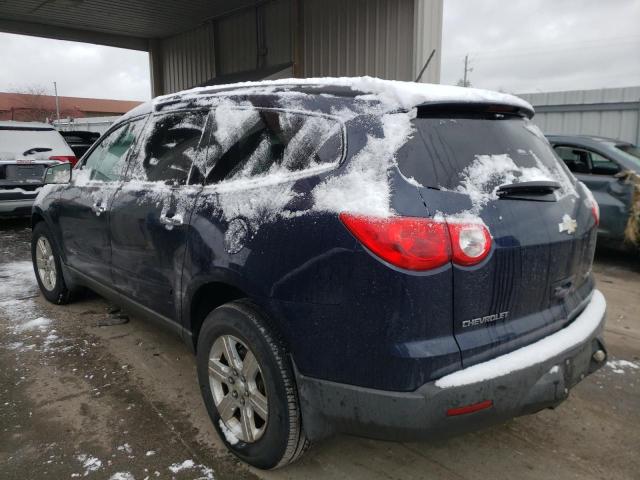 1GNLVGED4AS101672 - 2010 CHEVROLET TRAVERSE L BLUE photo 2